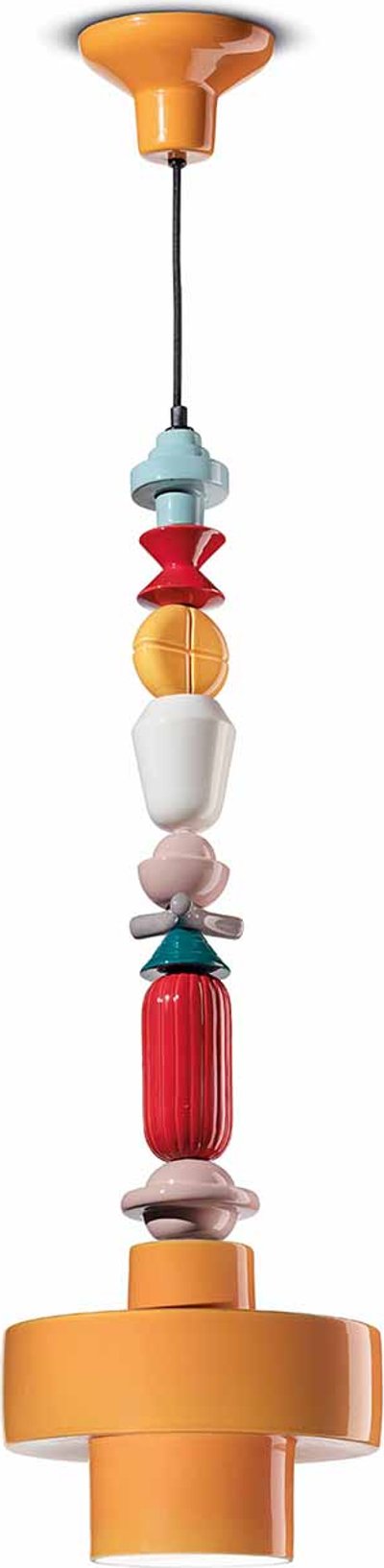 Lampade a sospensione Lampada A Sospensione Lariat Giallo h91