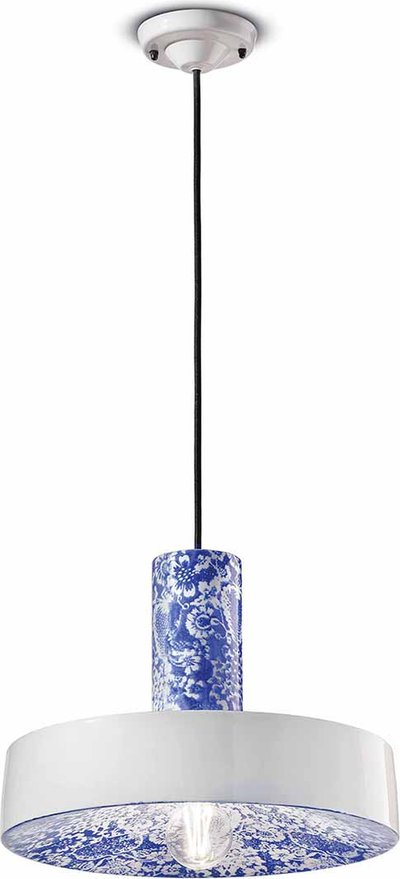 Lampade a sospensione Lampada A Sospensione Pi Ming Blu