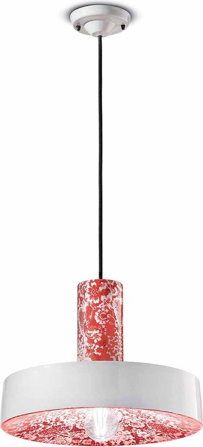 Lampade a sospensione Lampada A Sospensione Pi Ming Rosso