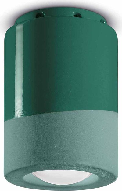 Plafoniera Pi Verde Bottiglia