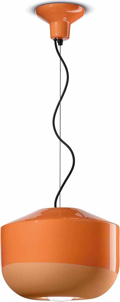Lampade a sospensione Lampada A Sospensione Bellota Arancio Pesca d35