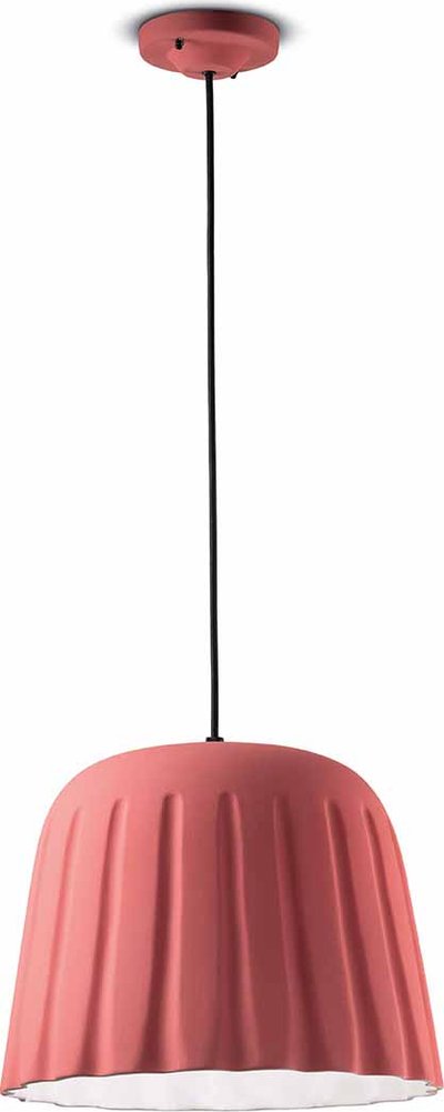 Lampada A Sospensione Madame Gres Rosa Corallo grande