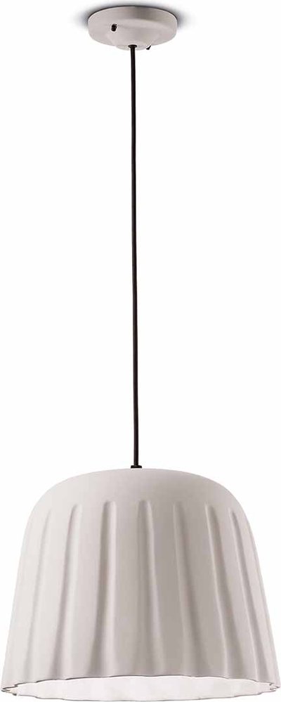 Lampada A Sospensione Madame Gres Bianco Naturale grande