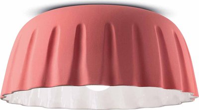 Plafoniera Madame Gres Rosa Corallo piccola