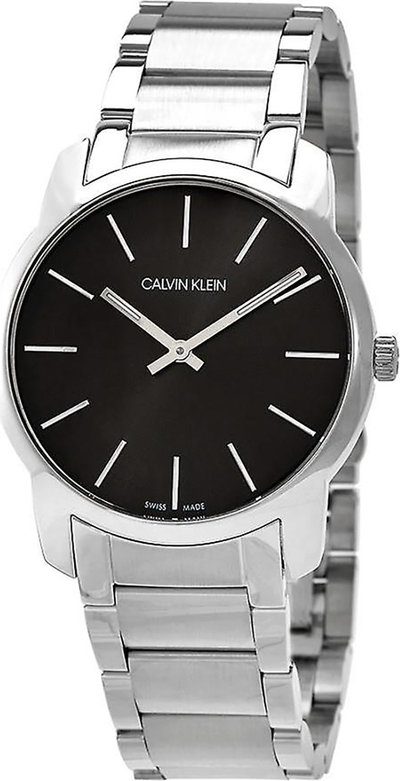 Orologi Orologio da Polso Donna Calvin Klein con cinturino in acciaio e quadrante nero