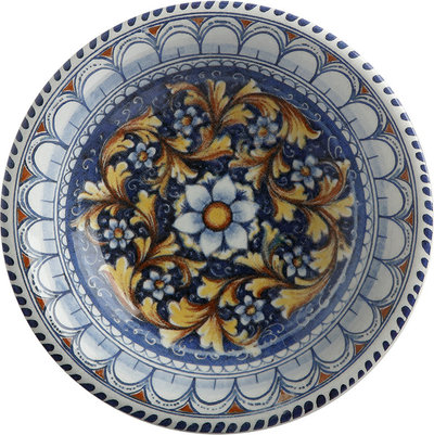Accessori Set 6 Piatti Pasta in Ceramica Salerno 21 cm Medici Mwjl0019