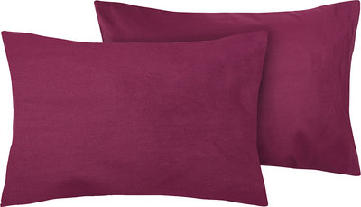Coppia di federe in cotone Violaceo