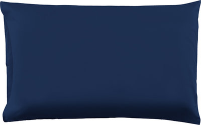 Coppia di federe in cotone blu notte