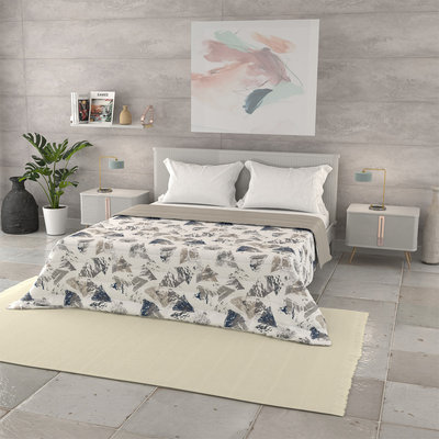 Copriletti, coperte e plaid Trapuntino estivo Basic, urban blu