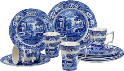 Servizi Tavola Set 12 pezzi Blue Italian Portmerion