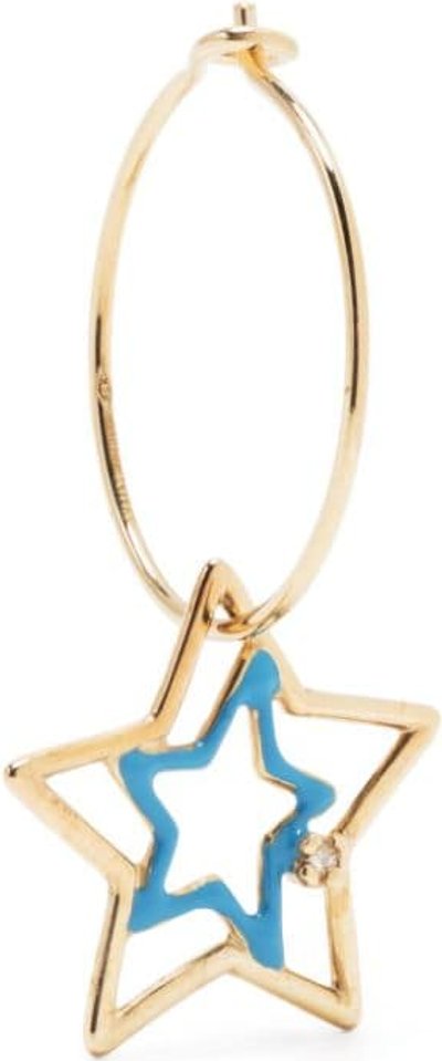 Orecchini Earring Circle Estrella Brillante Enamel Ecpuef101ayg09k