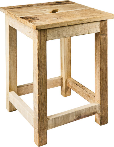 Sedie e sgabelli Recycle - sgabello legno chiaro