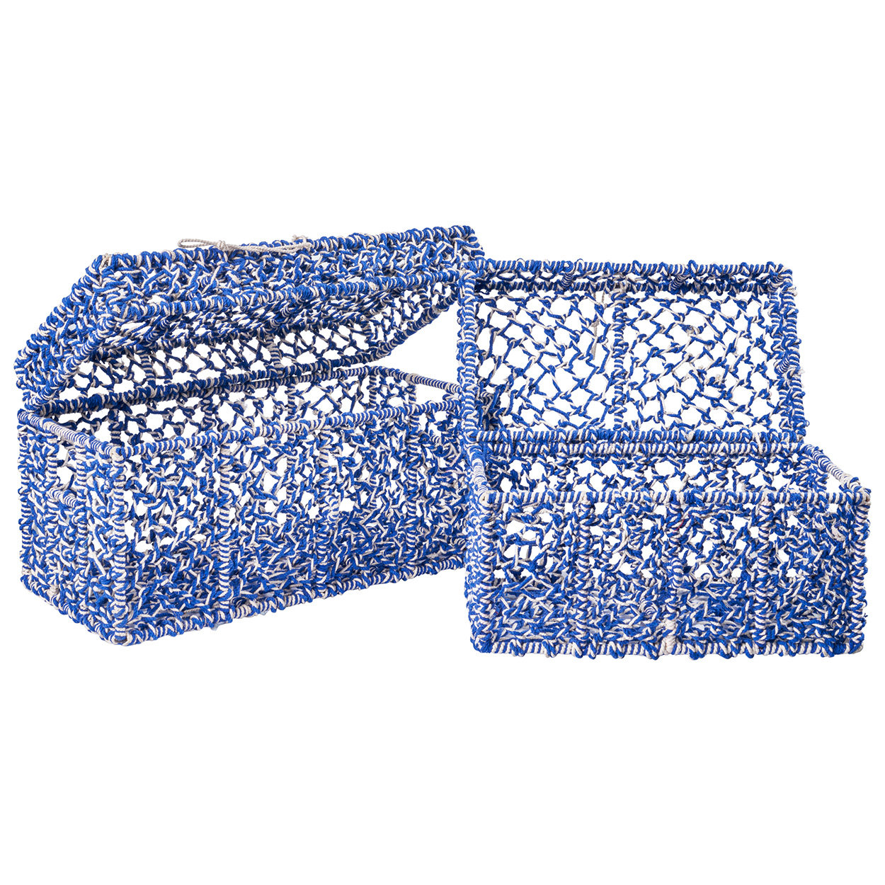 Set Bauli 1/2 azul y blanco