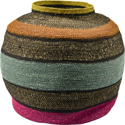 Oggetti funzionali Botanique - cesta orcio colori fucsia/orange/turquese/yellow/nat