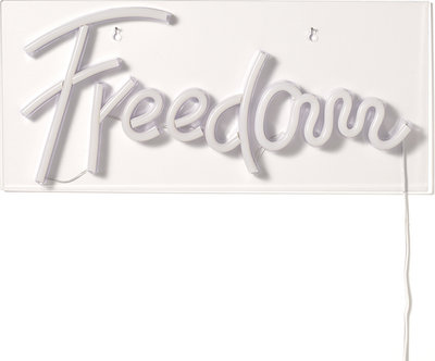 Lampade da parete Scritta luminosa FREEDOM
