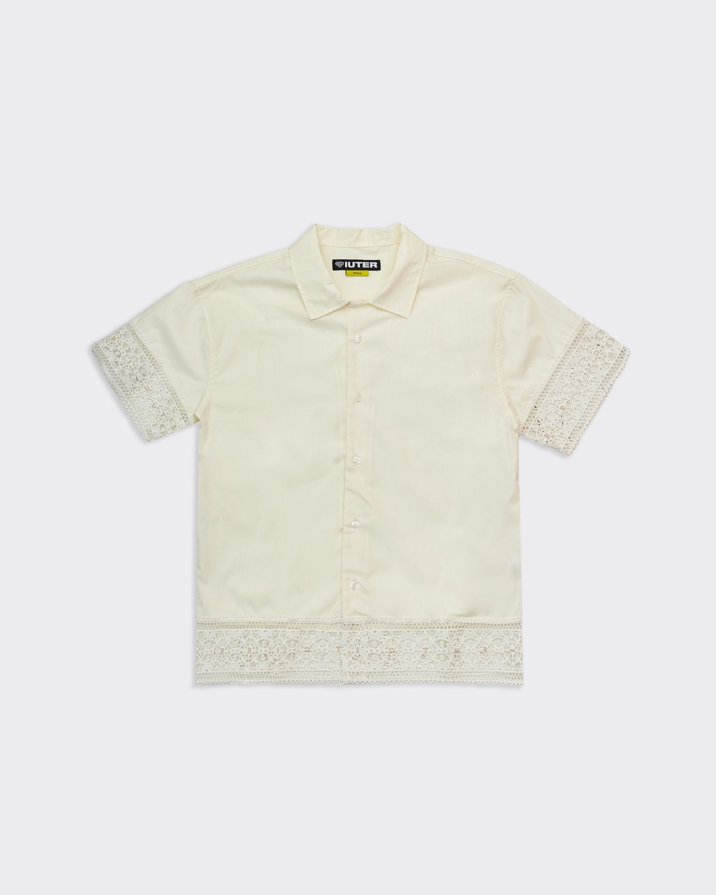 Image of Camicia Guipure Dusty White