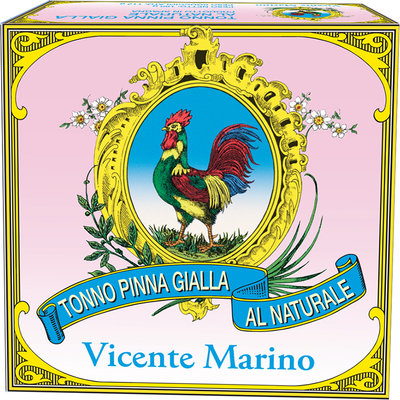 Tonno al naturale Set 24 lattine trancio intero di tonno pinna gialla in acqua e sale 160g