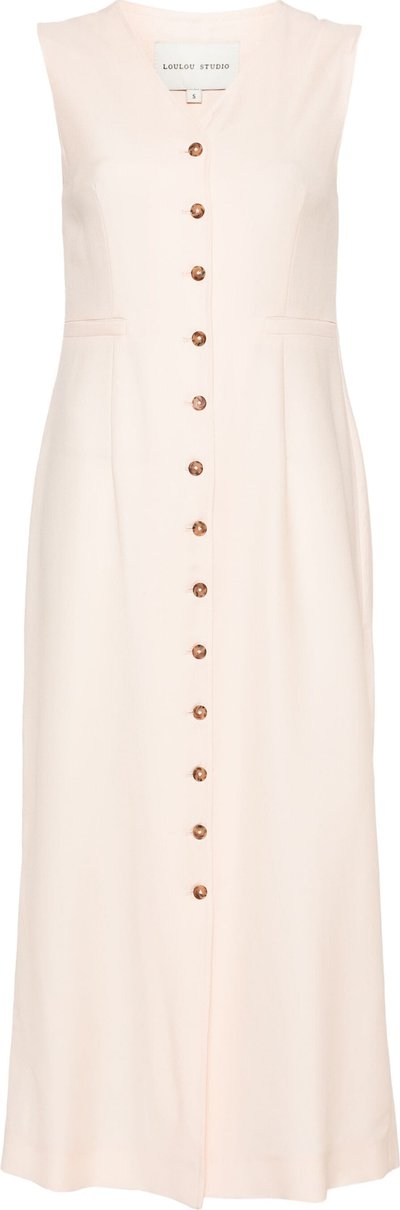 Vestiti Long Buttoned Dress Idika