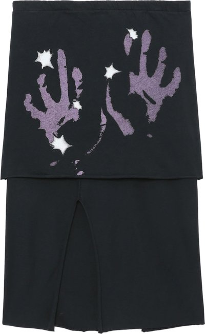 Lunghe Slashed Skirt W2246sst