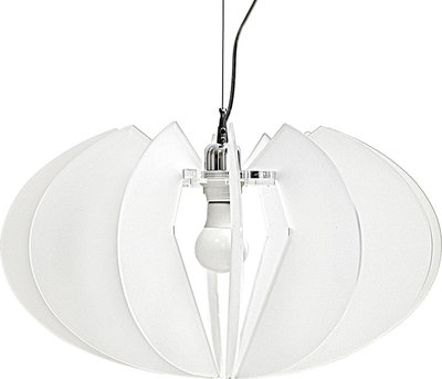 Suspensions et plafonniers Suspension Apple blanc satiné