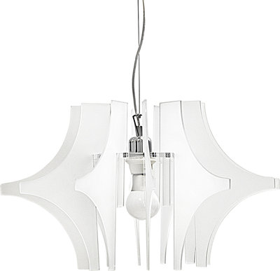 Suspensions et plafonniers Suspension Prismian blanc satiné