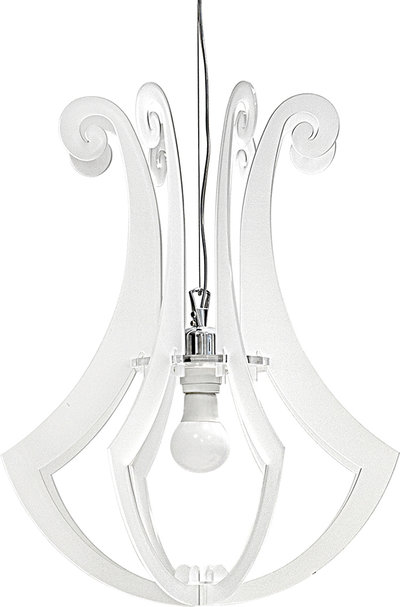 Suspensions et plafonniers Octopus suspension blanc satiné