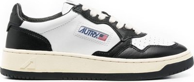 Sneakers Medalist Low Donna Pelle/pelle Bco/nero Aulwwb01