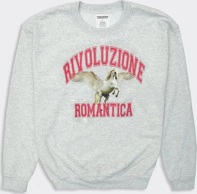 Felpe Felpa Girocollo Unicorn Grigia
