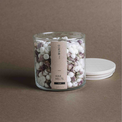 Fragranze Wax Melts alla Rosa in Vetro Votivo-300ml