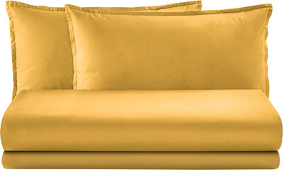 AURORA Completo letto matrimoniale, Giallo