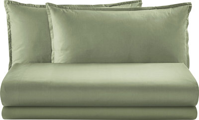 AURORA Completo letto matrimoniale, Verde