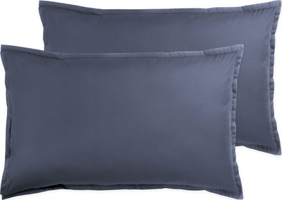 AURORA Set 2 federe 50x80 cm, Blu