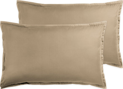 AURORA Set 2 federe 50x80 cm, Marrone
