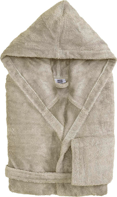 Tessili ELISA Accappatoio cappuccio, Beige