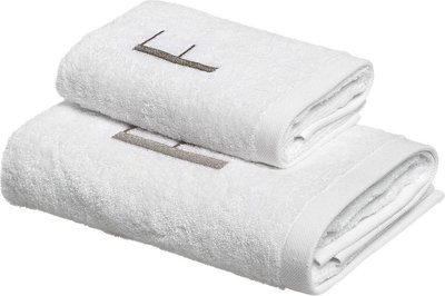 Tessili MONOGRAM Set Spugna Viso + Ospite, F