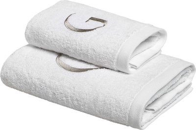 Tessili MONOGRAM Set Spugna Viso + Ospite, G