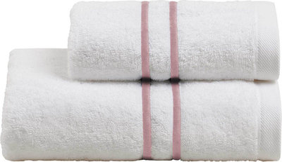 Tessili DOUBLE Set spugna viso + ospite, Bianco/Incenso