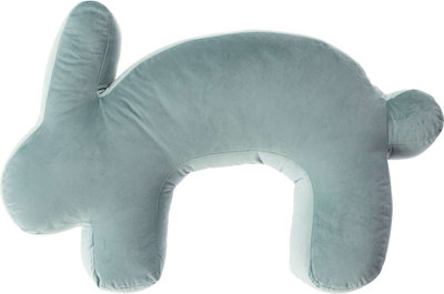 Arredo Cuscino da allattamento Velvet Bunny menta, 79x60 cm - verde