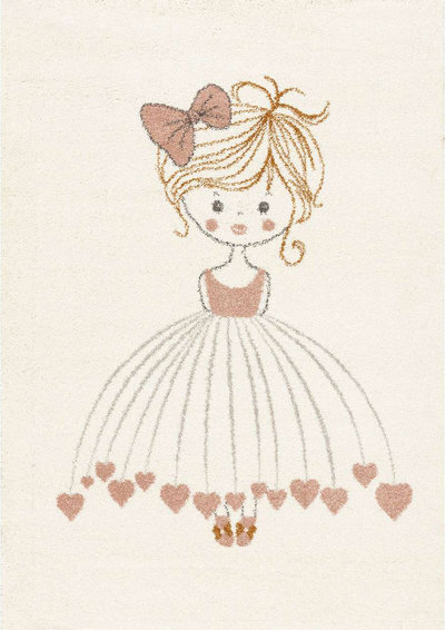 Arredo Tappeto Little Girl - multicolore