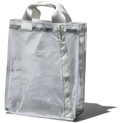 Objets fonctionnels Bourse porte-documents revêtue en tissu parachute / blanc