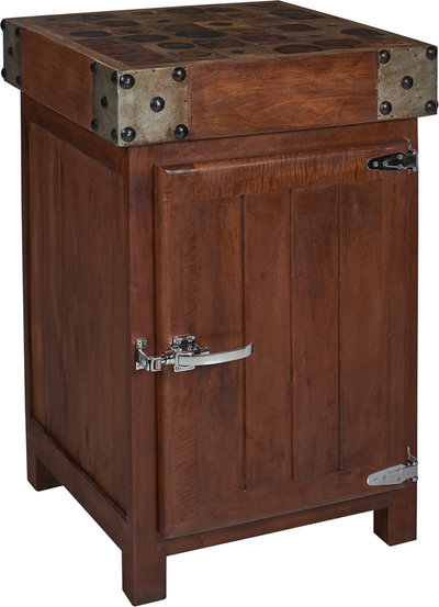 Credenze e madie Butcher - credenza piccola tagliere con 1 sportello in legno
