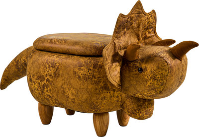 Poufs et Bancs Pouf en fourrure synthétique - dino