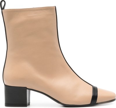 Stivaletti Beige/black Calf Boots Audrey22