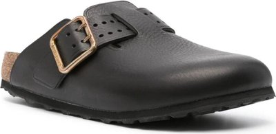 Ciabatte Boston Bold Black, Pull up Leather 1022626