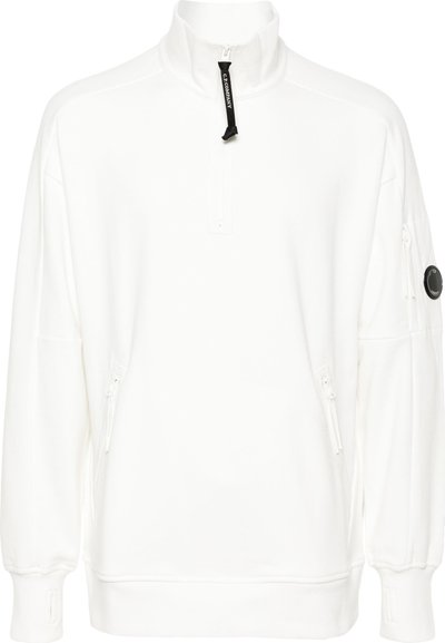 Maglie Diagonal Raised Fleece Half Zipped Sweatshirt 17cmss027a005086w