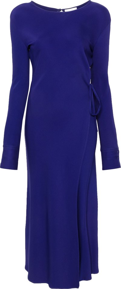 Vestiti Stretch Cady Crepe Wrapover Dress 13252mydress