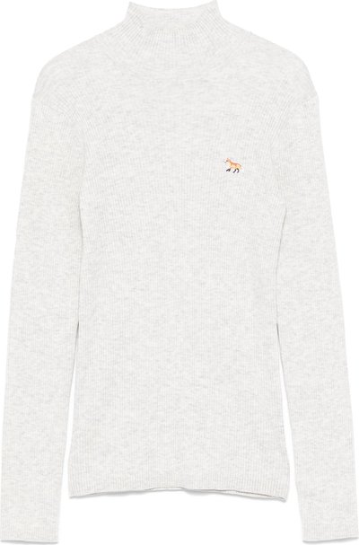 Maglie Baby Fox Patch Fine Ribbed Turtleneck Nw00807kt1091