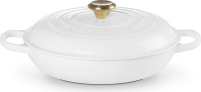 Casseruole E Pirofile Tegame b Evo 30 White Pom Oro 21180300101441