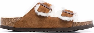 Ciabatte Arizona Shearling Mink 1001135