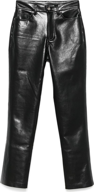Casual Bruno Pant - Black Recycled Leather A0310307blk26